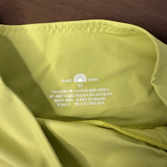 FP x Toast Swim Signature Banded Waist‎ Bottom in Leek Green XS NWT - Picture 5 of 9